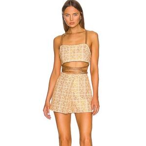 ALEXIS Marseille Top + Valley skort in Marigold